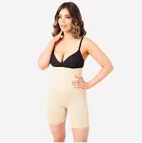 Comfortable High Waist Shapewear With Anti Rolling Strip Tummy Control Tucker-thumb1