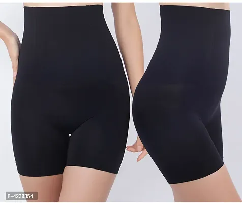Comfortable High Waist Shapewear With Anti Rolling Strip Tummy Control Tucker( Pack Of 2 )-thumb0