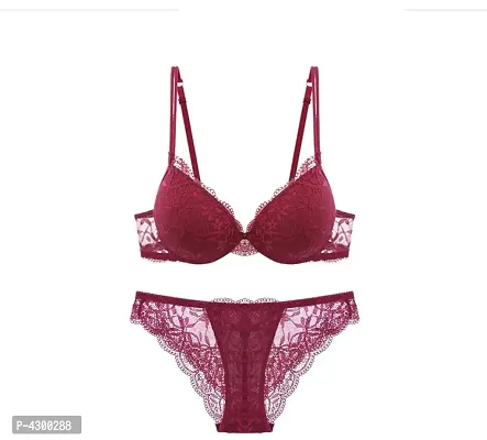 Beautiful Cotton Blend Bra  Panty Set