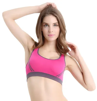 Perfect Solid Sports Bra For Womens And Girls