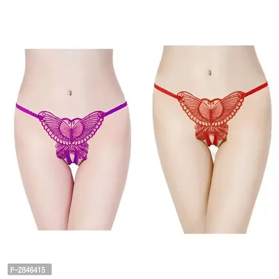 Women's Polyester Panty Combo Of 2
