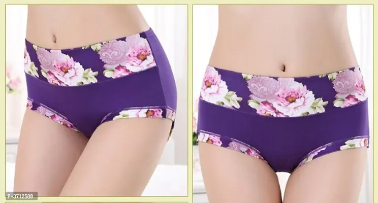 Floral Print Tummy Tucker Briefs - Pack Of 1-thumb0