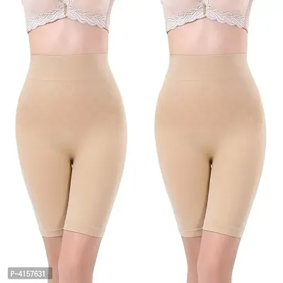 Modern 4 in 1 High Waist Tummy And Thigh Shapewear (Pack Of 2)