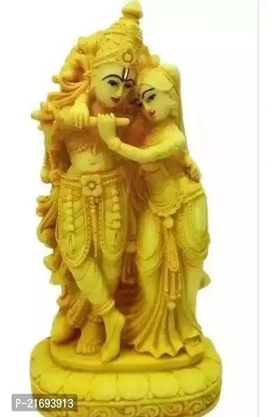 Premium Quality Radha Krishna Idol Statue Showpidecorative Items For Home Decor Living Room Pooja Decoration Birthday Wedding Gifts For Family And Friends(Resin)Ece-thumb0