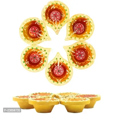 Handmade Deepavali Diyas for Home  Offices | Diwali Diyas for Decoration | Diwali Diya Made in Bharat | Handmade-thumb0