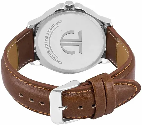 Buy Titan Brown Leather Blue Dial Men's Watch - Lowest price in India