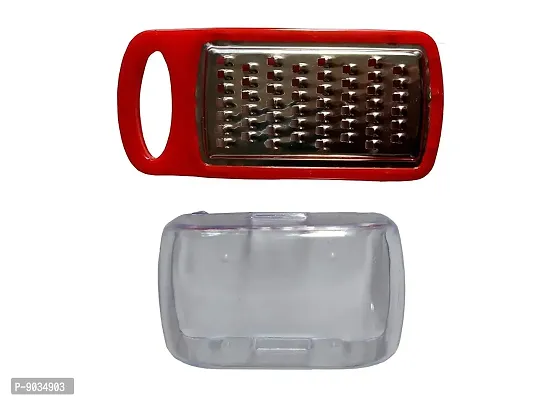 Nohunt Stainless Steel Veg/Ginger/Garlic Grater with Plastic Container for Storage-thumb0