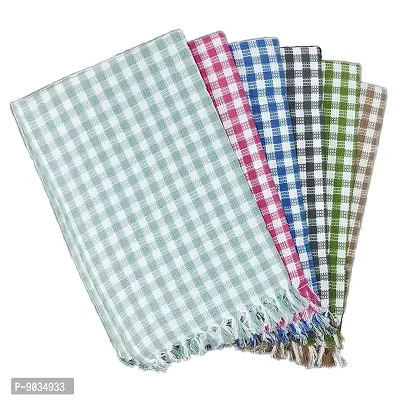 NOHUNT Check Cotton Towel Bath Towel Extra Large 30x60 Premium Towels Color for as per Availability (3)-thumb3