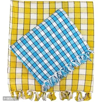 NOHUNT Check Cotton Towel Bath Towel Extra Large 30x60 Premium Towels Color for as per Availability (3)