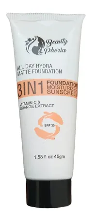3IN1 Foundation Moisturizer Sunscreen Vitamin-C  Orange Extract-thumb1
