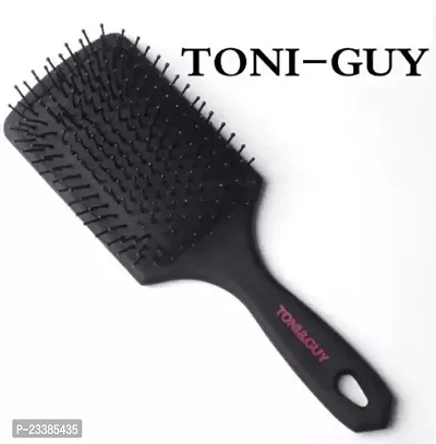 Black Paddle Hair Comb Brush-thumb0
