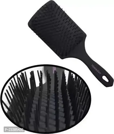 Black Paddle Hair Comb Brush-thumb4