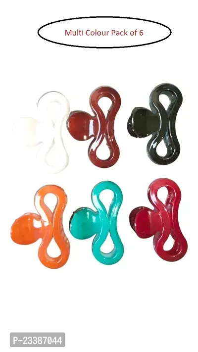 Big Hair Claw Clips Large Butterfly Hair Clips for Women 3.6 Large Jelly Clip Larger Size Hair Clip for Girls Hair Accessories for Long Thick Hair 6Pcs