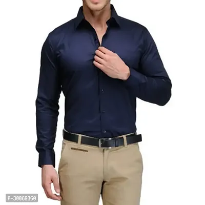 Stylish Cotton Solid Casual Shirt for Men-thumb0