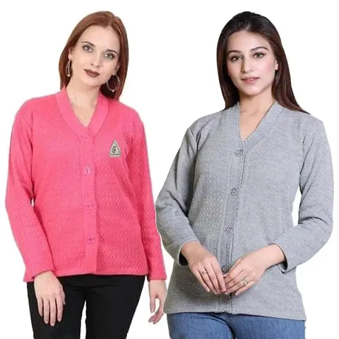 Casual Front open cardigan Combo of 2