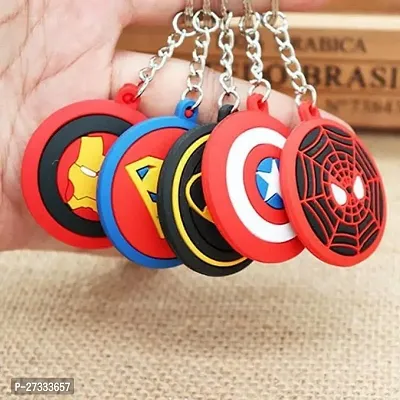 Stylish Marvel Superheroes Keychain Pack Of 5