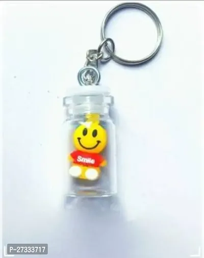 Stylish Smiley Face Keychain Pack Of 1