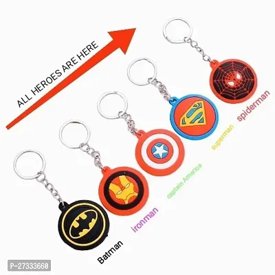 Stylish Superhero Keychain Pack Of 5-thumb0