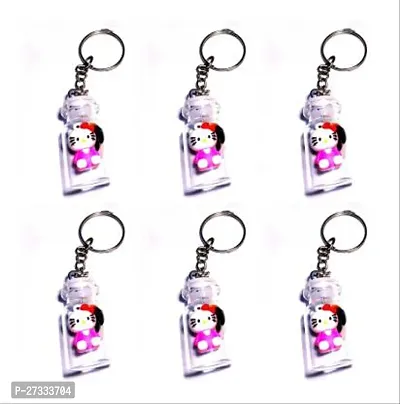 Stylish Hello Kitty Keychains Pack Of 6