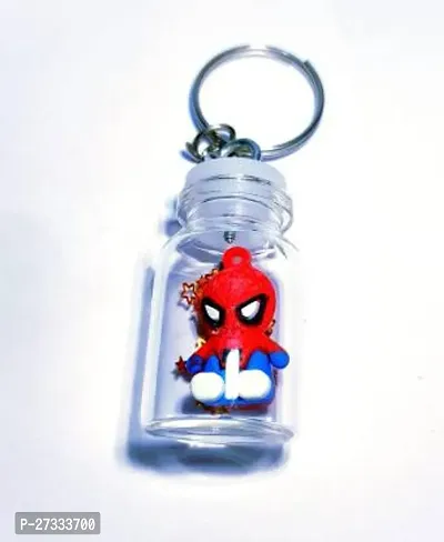 Stylish Spiderman In A Bottle Keychain Pack Of 1