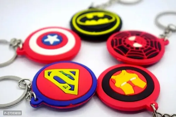 Stylish Superhero Keychain Pack Of 5