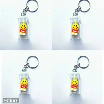 Stylish Teddy Bear Girls Gift Keychain Pack Of 4 Pcs Key Chain-thumb0