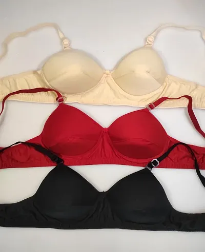 Buy Womens Padded Bra Set of 3 Online In India At Discounted Prices