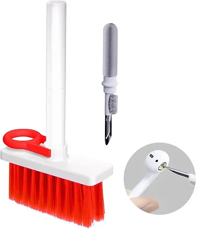 OZKET Keyboard Cleaner | Laptop Keyboard Cleaner Kit | 5 in 1 Keyboard Cleaning Brush | Keyboard Cleaner Tool | Dust Cleaner | Keyboard Cleaner Kit Combo | for Earphone Airpods Desktop | Mix Colour