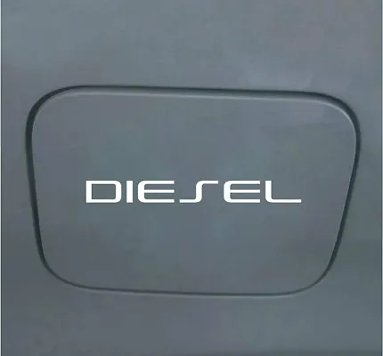 Diesel Sticker for Car Fuel Tank, Metal (Black) - caroxygen