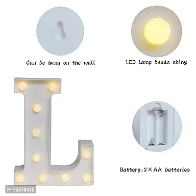 perfect pricee Powered LED Marquee Letter Lights, Warm White (L)-thumb5