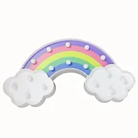 Perfect Pricee Rainbow Marquee LED Night Light for Home Decoration, Night Lamp, Children Wall Bedroom Light (Pack of )-thumb1