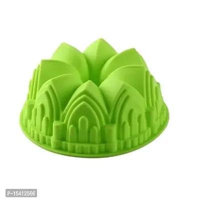Folca? 1 Pc 3D Chocolate/Cake/Jelly Mould, Soft, Durable  Flexible Mould (Silicone Mould Design 1)-thumb2