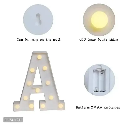 perfect pricee Powered LED Marquee Letter Lights, Warm White (A)-thumb2