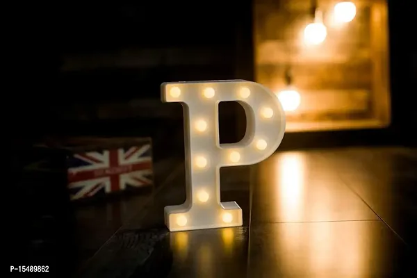 perfect pricee Powered LED Marquee Letter Lights, Warm White (P)-thumb2