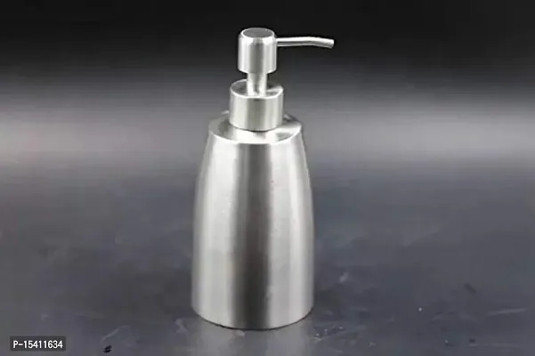 MAX HOME? Stainless Steel Soap/Liquid Dispenser/Lotion Dispenser Pump, for Kitchen or Bathroom (350Ml)