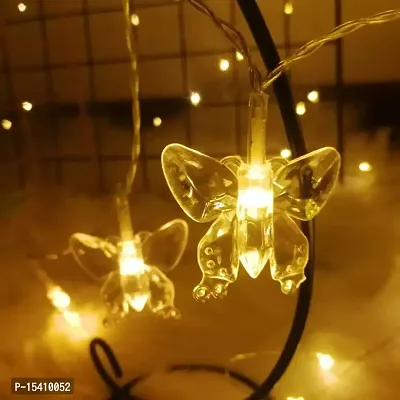 kunya String Lights for Indoor Outdoor Decoration Diwali Light for Party Birthday Diwali Christmas Navratri Valentine Gift Home Decoration Lights (16 led Butterfly)