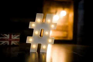 perfect pricee Powered LED Marquee Letter Lights, Warm White (Hash)-thumb1