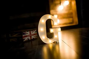 perfect pricee Powered LED Marquee Letter Lights, Warm White (G)-thumb1