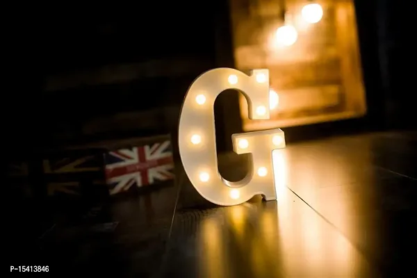 perfect pricee Powered LED Marquee Letter Lights, Warm White (G)-thumb2