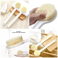 Kunya Shower Essentials Bath Body Brush Shower Back Scrubber with Long Handle Massage Brush, Improve Skin's Health and Beauty - 1 pcs-thumb3