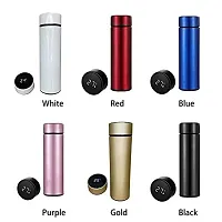 Kunya Smart LED Active Temperature Display Indicator Insulated Stainless Steel Hot  Cold Flask Bottle (Black, 500ml) (Multicolor)-thumb1