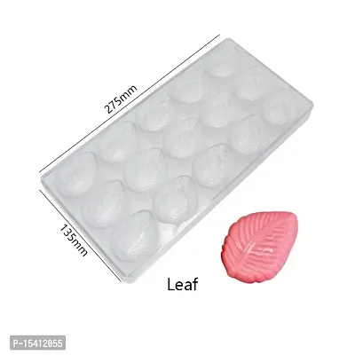 Grizzly? Leaf Design Kitchen Baking Tools Chocolate Making Polycarbonate Moulds-thumb2