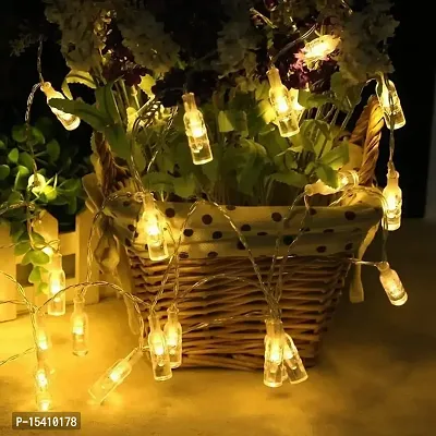 kunya Bottle Shape 16 LED, 8 Meter, Home Decoration for Festival Decorative LED Fairy String Starry Lights for Home, Kitchen, Festival-thumb0