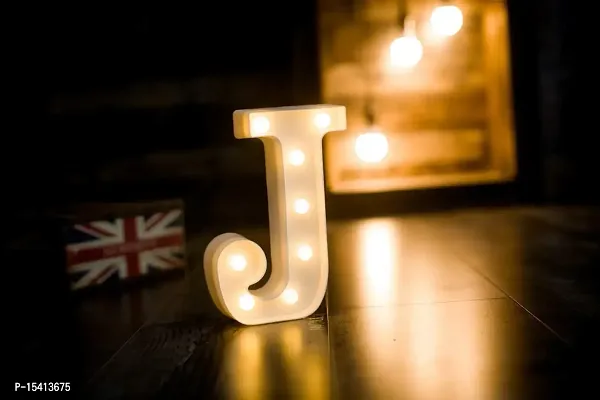 perfect pricee Powered LED Marquee Letter Lights, Warm White (J)-thumb2