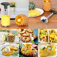 Kunya Premium Pineapple Cutter Upgraded ,Thicker Blade ,Pineapple Corer Slicer Peeler ,Kitchen Pineapple Corer and Slicer Tool with Sharp Blade for Fruit Rings-thumb3
