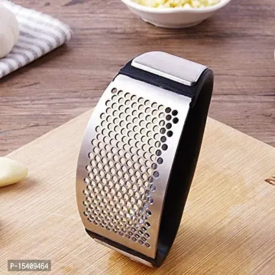 Perfect Pricee Stainless Steeel Heavy Duty Home Kitchen Garlic Press Crusher Squeezer Presser Masher Mincer Hand Tool for Professional Restaurant Hotel Home Kitchen Helper Lemon Juicer-thumb3