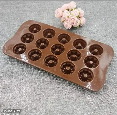 Perfect Pricee Chocolate Mould, Ice Mould, Candle Mould, Small Cake Brownie Mould, Christmas Muffins Silicone Tray (Sunflower)-thumb3