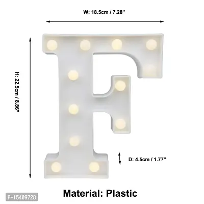 perfect pricee Powered LED Marquee Letter Lights, Warm White (F)-thumb3