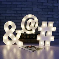 perfect pricee Powered LED Marquee Letter Lights, Warm White (Hash)-thumb2