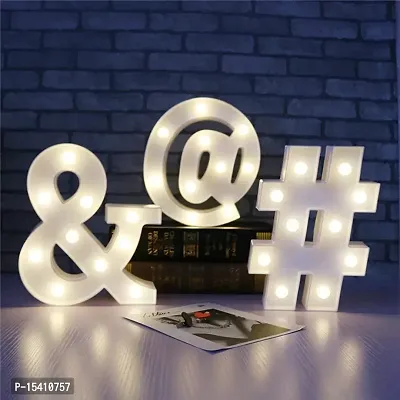 perfect pricee Powered LED Marquee Letter Lights, Warm White (Hash)-thumb3